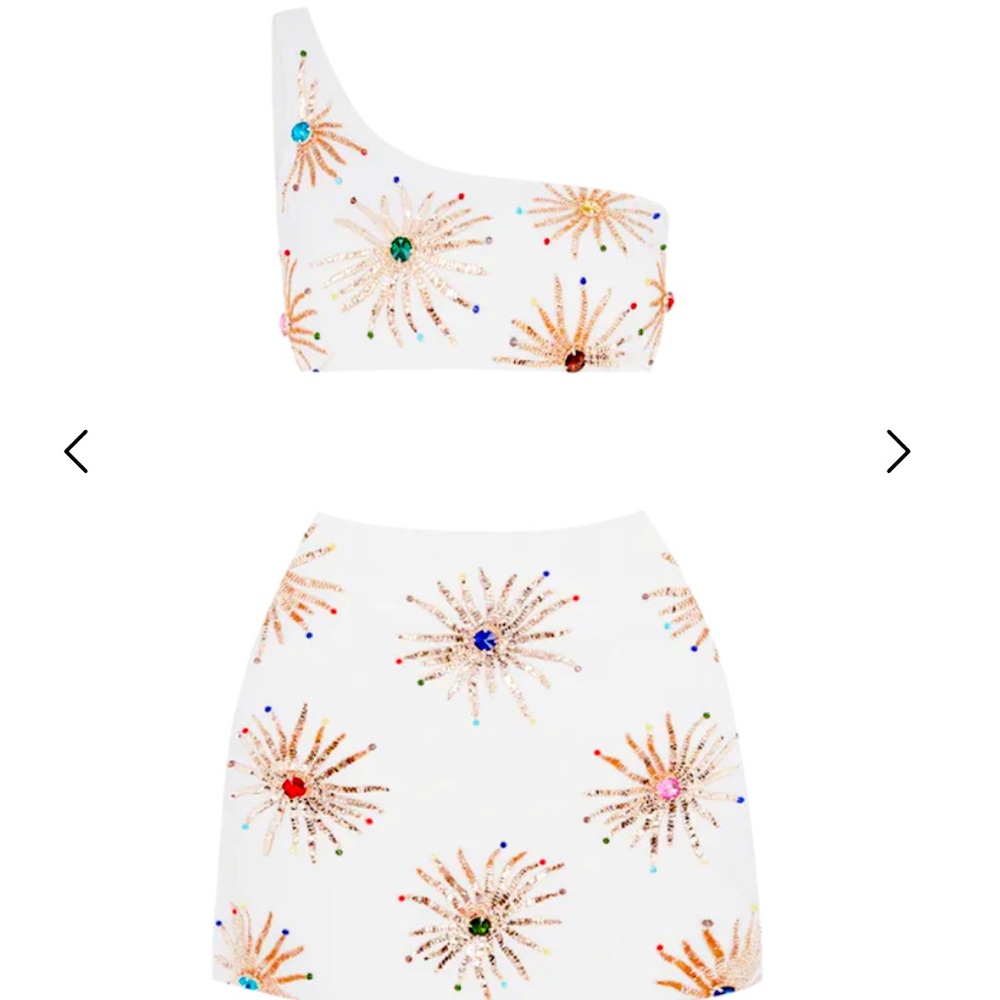 Callie co-ord white